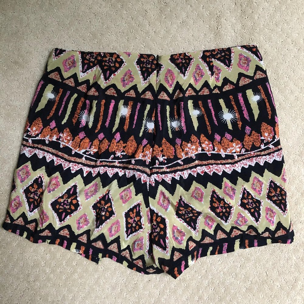 Anthropologie Tolani Silk Tribal Pattern Skort